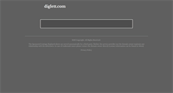Desktop Screenshot of diglett.com
